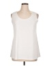 Clara Sun Woo Ivory Sleeveless Blouse Size XL - photo 1