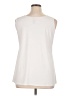 Clara Sun Woo Ivory Sleeveless Blouse Size XL - photo 2