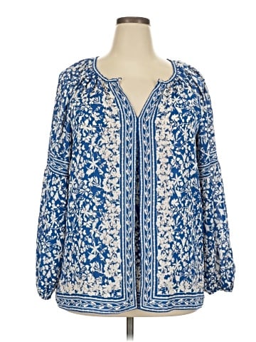 Max Studio Long Sleeve Blouse (view 1)