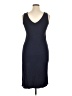 Three Dots Solid Blue Casual Dress Size XL - photo 2