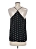 Ann Taylor LOFT 100% Polyester Black Sleeveless Blouse Size M - photo 2