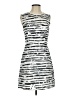 Milly Graphic Silver Cocktail Dress Size 4 - photo 1