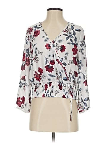Candie's 3/4 Sleeve Blouse (view 1)