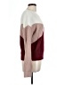 Unbranded 100% Acrylic Color Block Burgundy Pullover Sweater Size L - photo 4