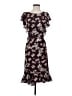 Max Studio Floral Burgundy Cocktail Dress Size S - photo 1