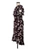Max Studio Floral Burgundy Cocktail Dress Size S - photo 5