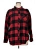 Maurices Plaid Red Long Sleeve Button-Down Shirt Size XL - photo 1