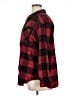 Maurices Plaid Red Long Sleeve Button-Down Shirt Size XL - photo 5