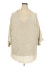 Easel 100% Acrylic Tan Poncho Size 2X - 3X - photo 1