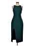 Cinq à Sept Solid Teal Cocktail Dress Size 6 - photo 1