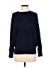 Trina Turk Solid Blue Pullover Sweater Size S - photo 1