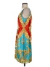 C. Wonder 100% Polyester Paisley Blue Cocktail Dress Size 6 - photo 5