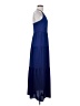 Ann Taylor LOFT 100% Polyester Blue Casual Dress Size 0 - photo 4
