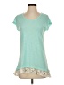Charming Charlie Teal Short Sleeve Top Size S - photo 1