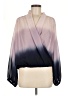 Venus 100% Polyester Purple Long Sleeve Blouse Size EU 40 / US 10 - photo 1