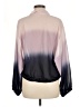 Venus 100% Polyester Purple Long Sleeve Blouse Size EU 40 / US 10 - photo 2