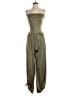 Beginning Boutique Solid Green Jumpsuit Size 3 - photo 1