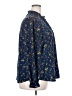 Shein Curve 100% Polyester Stars Blue Long Sleeve Blouse Size 2X - photo 4