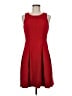 Ann Taylor LOFT Solid Red Cocktail Dress Size 6 - photo 1