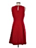 Ann Taylor LOFT Solid Red Cocktail Dress Size 6 - photo 2