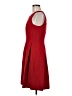Ann Taylor LOFT Solid Red Cocktail Dress Size 6 - photo 5