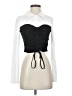 I. Joah Ivory Long Sleeve Blouse Size S - photo 1