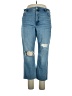 Express Hearts Blue Jeans Size 16 - photo 1