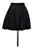 Urban Coco Solid Black Casual Skirt Size S - photo 2