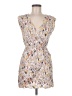 Aqua Print Ivory Cocktail Dress Size M - photo 1