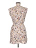 Aqua Print Ivory Cocktail Dress Size M - photo 2