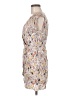 Aqua Print Ivory Cocktail Dress Size M - photo 5