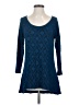 Tianello Blue 3/4 Sleeve Top Size S - photo 1