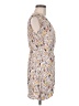 Aqua Print Ivory Cocktail Dress Size M - photo 4