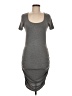 Shein Solid Gray Casual Dress Size 6 - photo 1