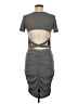 Shein Solid Gray Casual Dress Size 6 - photo 2