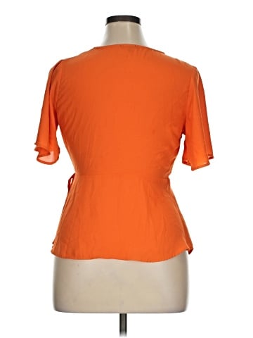 Shinestar Short Sleeve Blouse (view 2)