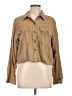 Universal Thread 100% Lyocell Tan Long Sleeve Button-Down Shirt Size L - photo 1