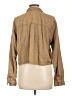 Universal Thread 100% Lyocell Tan Long Sleeve Button-Down Shirt Size L - photo 2