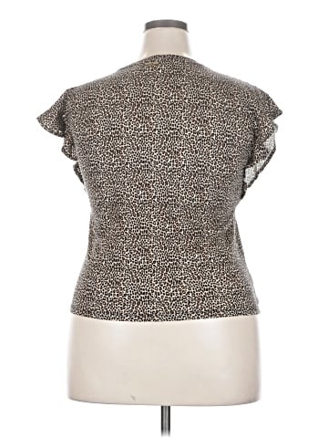 MICHAEL Michael Kors Short Sleeve Top (view 2)