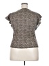 MICHAEL Michael Kors Silver Short Sleeve Top Size XXL (estimated) - photo 2