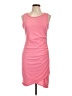 Leith Solid Pink Casual Dress Size L - photo 1