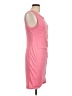 Leith Solid Pink Casual Dress Size L - photo 4