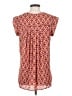 Pleione Orange Short Sleeve Blouse Size S - photo 2
