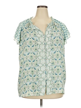 Rose + Olive Short Sleeve Blouse
