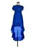Jay Godfrey 100% Silk Blue Cocktail Dress Size 2 - photo 1
