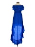 Jay Godfrey 100% Silk Blue Cocktail Dress Size 2 - photo 2