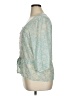Maurices 100% Polyester Teal 3/4 Sleeve Blouse Size XL - photo 5