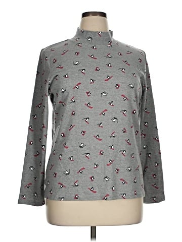 Karen Scott Long Sleeve Turtleneck (view 1)