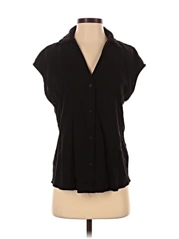 Express Sleeveless Button-Down Shirt (view 1)