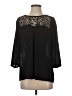 HD in Paris 100% Polyester Black 3/4 Sleeve Blouse Size 4 - photo 1